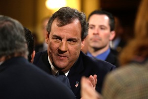 New Jersey Gov. Chris Christie is eager to get on with business amid a scandal over traffic jams in Fort Lee, New Jersey that appear to have been manufactured by his aides. (AP Photo/Julio Cortez, File)